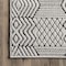 Nuloom Stacey Textured Modern Geometric Indoor/Outdoor Area Rug 6ft 7in x 9ft TCAR02A-6709 - alternate 9